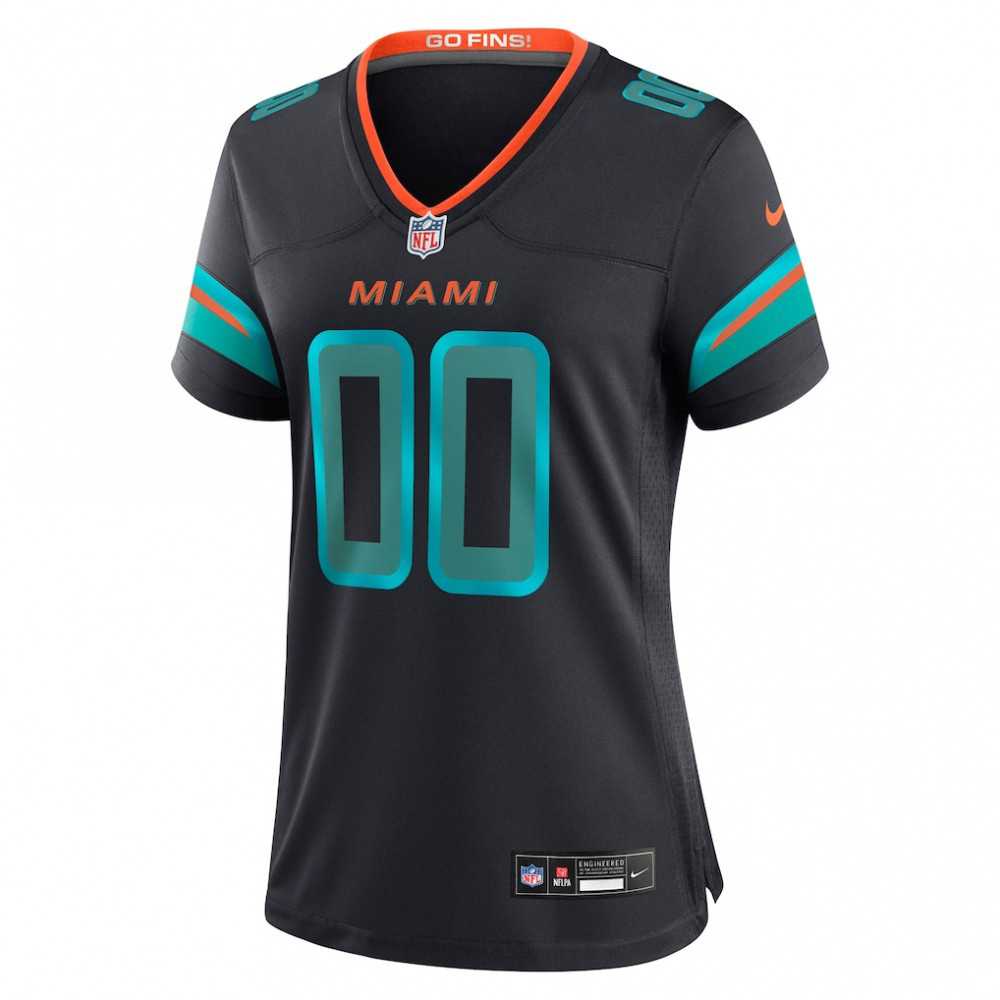 Miami Dolphins Nike Women's 2025 Rivalries Collection Custom Game Jersey - Pitch Blue-GridironStore